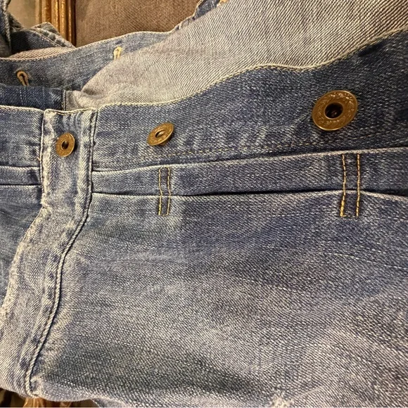 Ralph Lauren Blue Button-Front Maxi Denim Dress - Picture 13 of 16